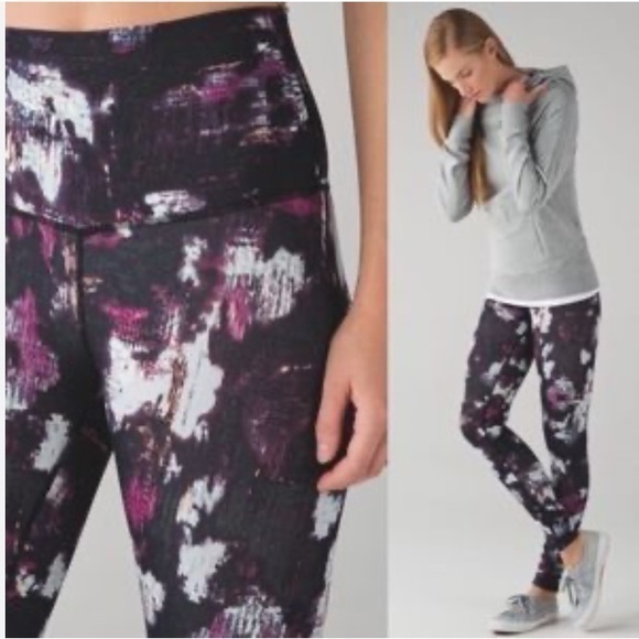Lululemon Wunder Under Pant (Hi-Rise) Kara Blossom Multi Size 6 - Picture 1 of 16